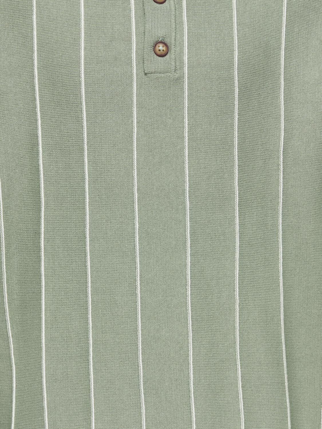 Osjsaim Reg 12 Stripe Ss Polo Knt