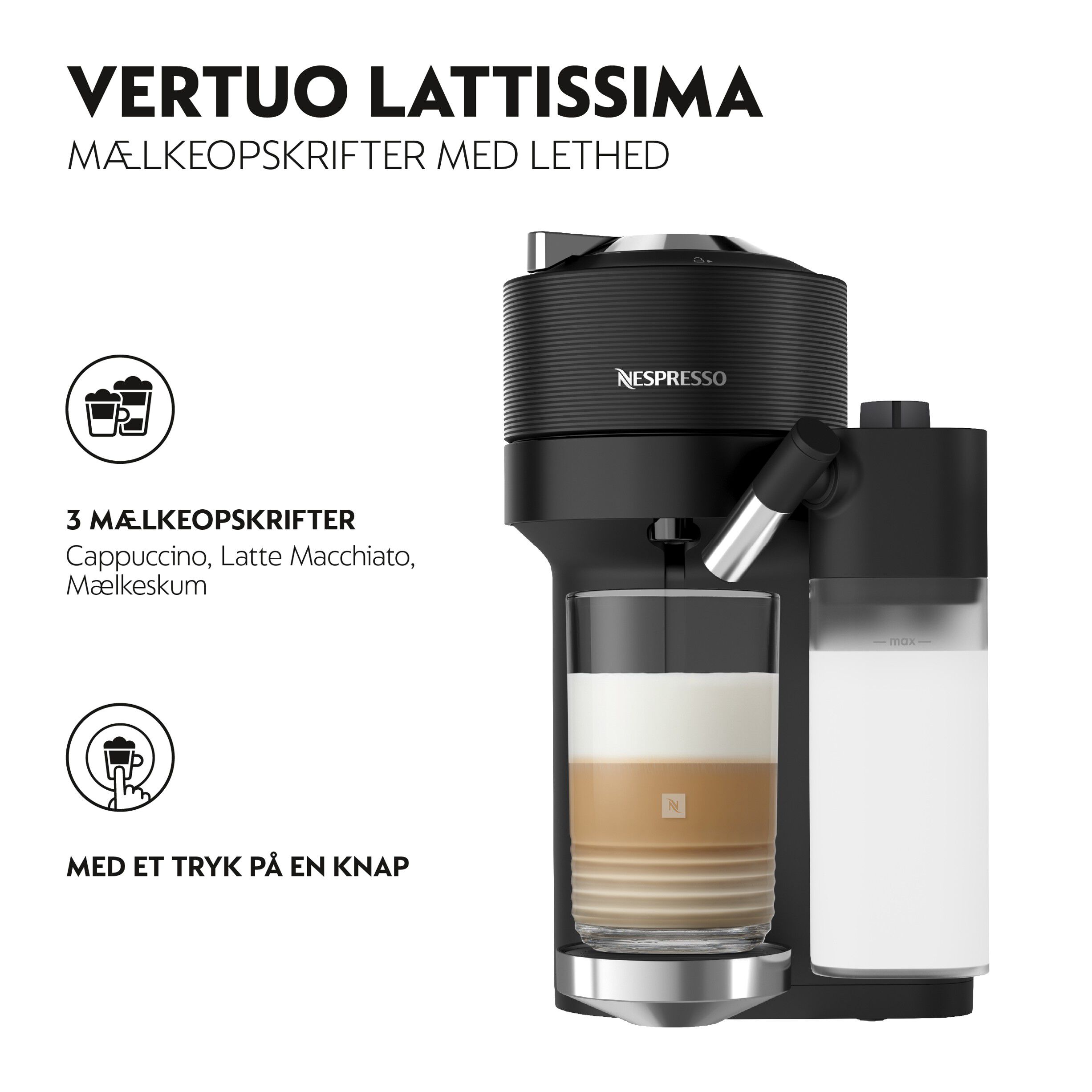 Vertuo Lattissima Black