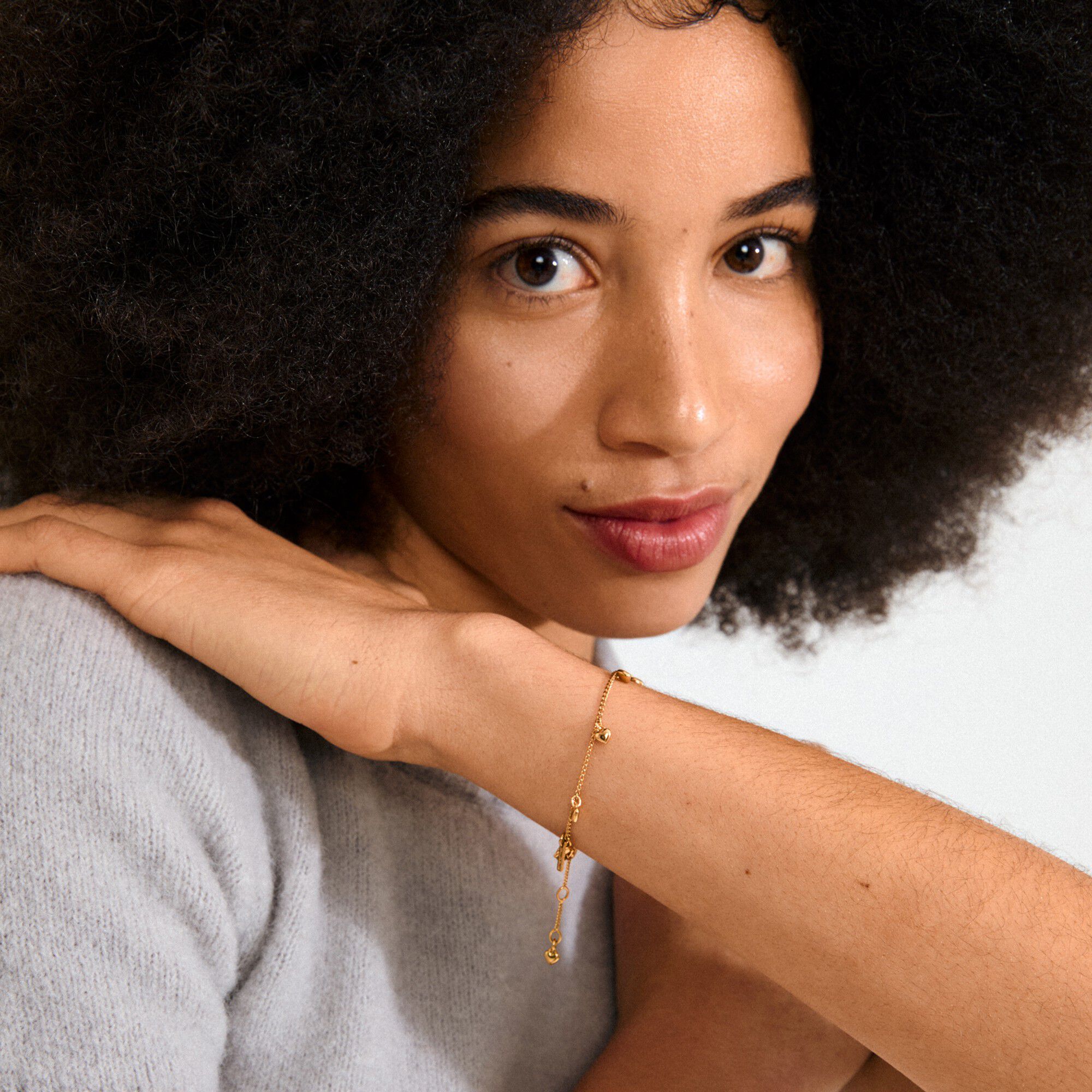 ALAIA bracelet gold-plated