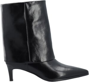 BIAABBIE Mid Fold Over Boot Faux Leather