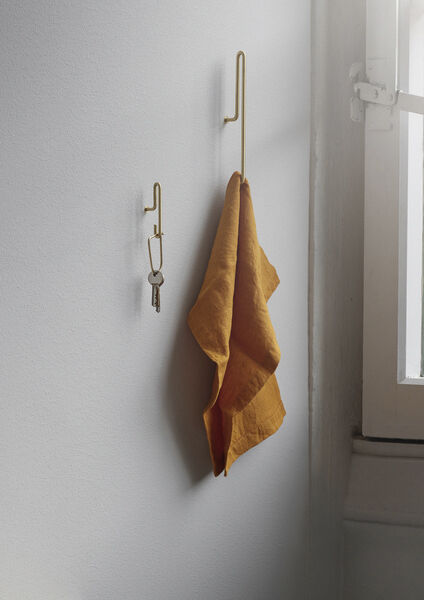 Wall Hook, Matt Gold, Large