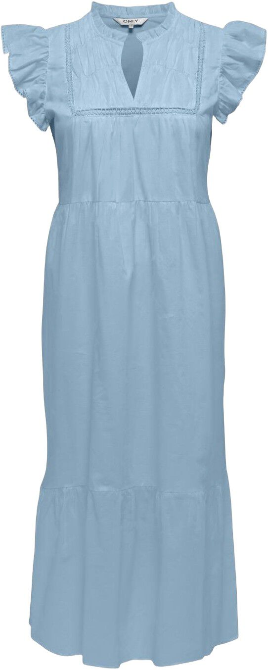 Onltea-Idris S/L Frill Tape Dress Wvn