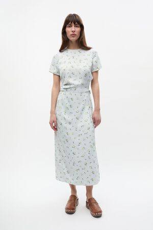 ENELENA SS DRESS AOP 7151