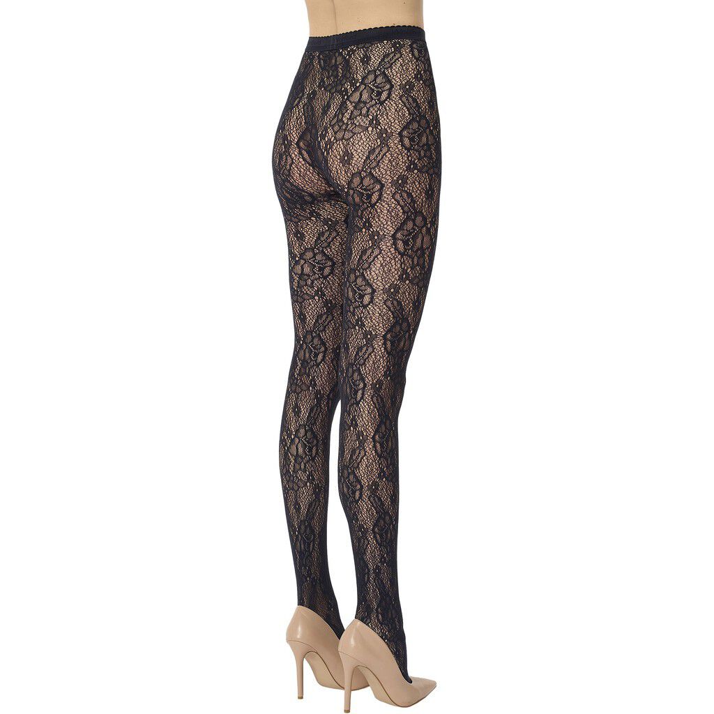 Infinite Rose Net Tights