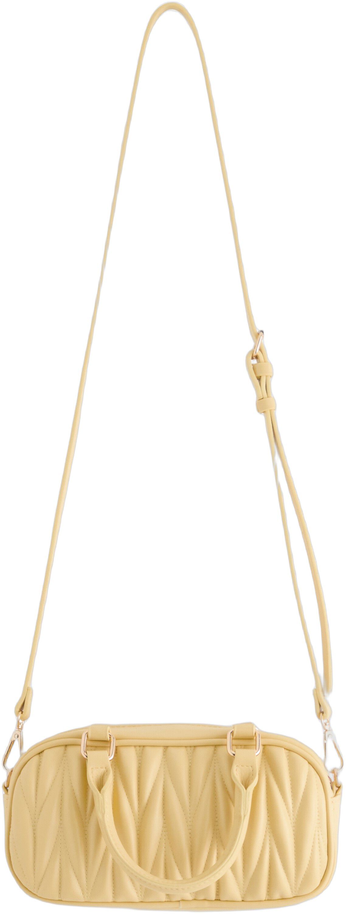 Small shoulder bag in imitation lea