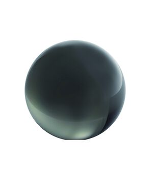 Iittala glaskugle 8cm stålgrå