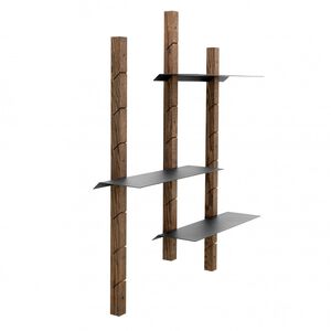 Hylde system Oaks M - Mørkbejdset