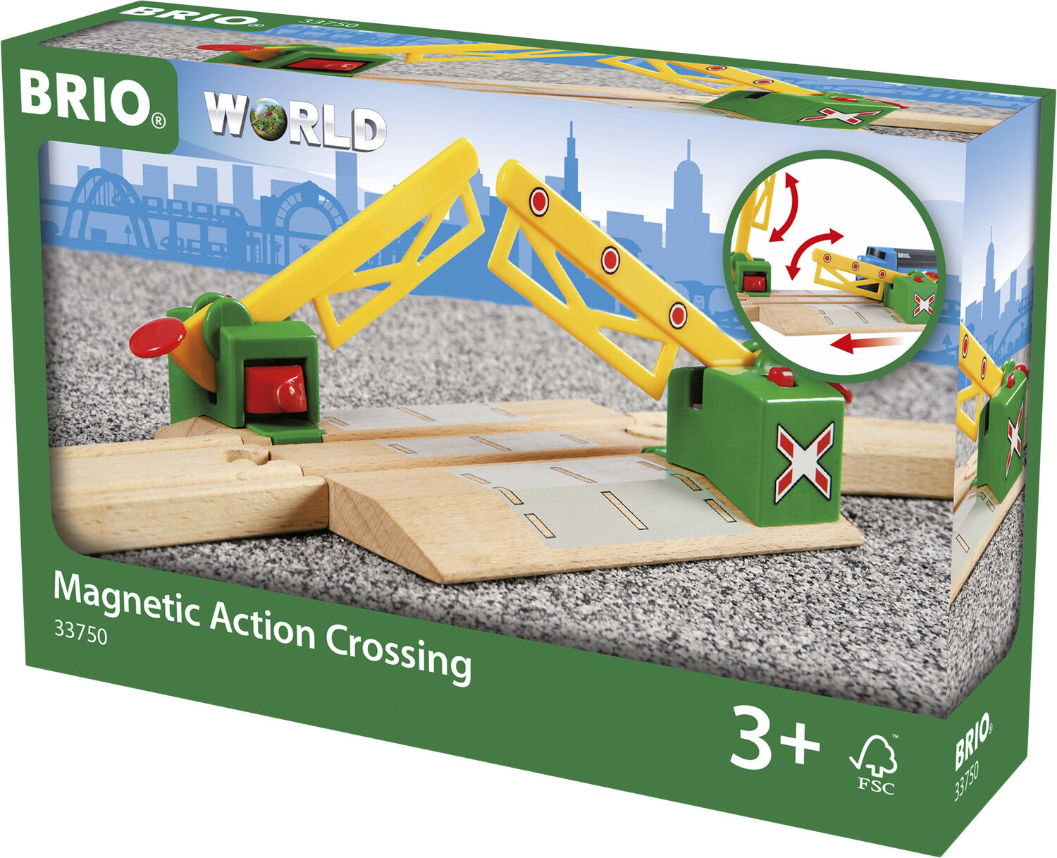 Jernbaneoversk&aelig;ring, magnet