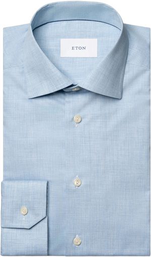 Slim Fit Solid Fine Twill Shirt