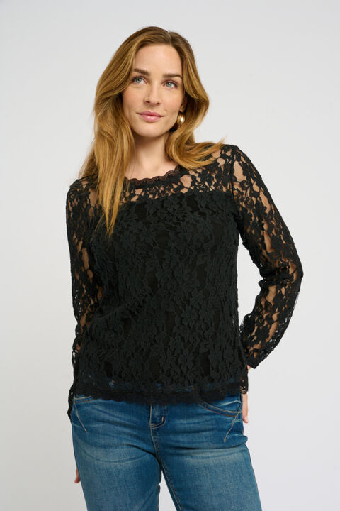 CRKit Lace LS Blouse