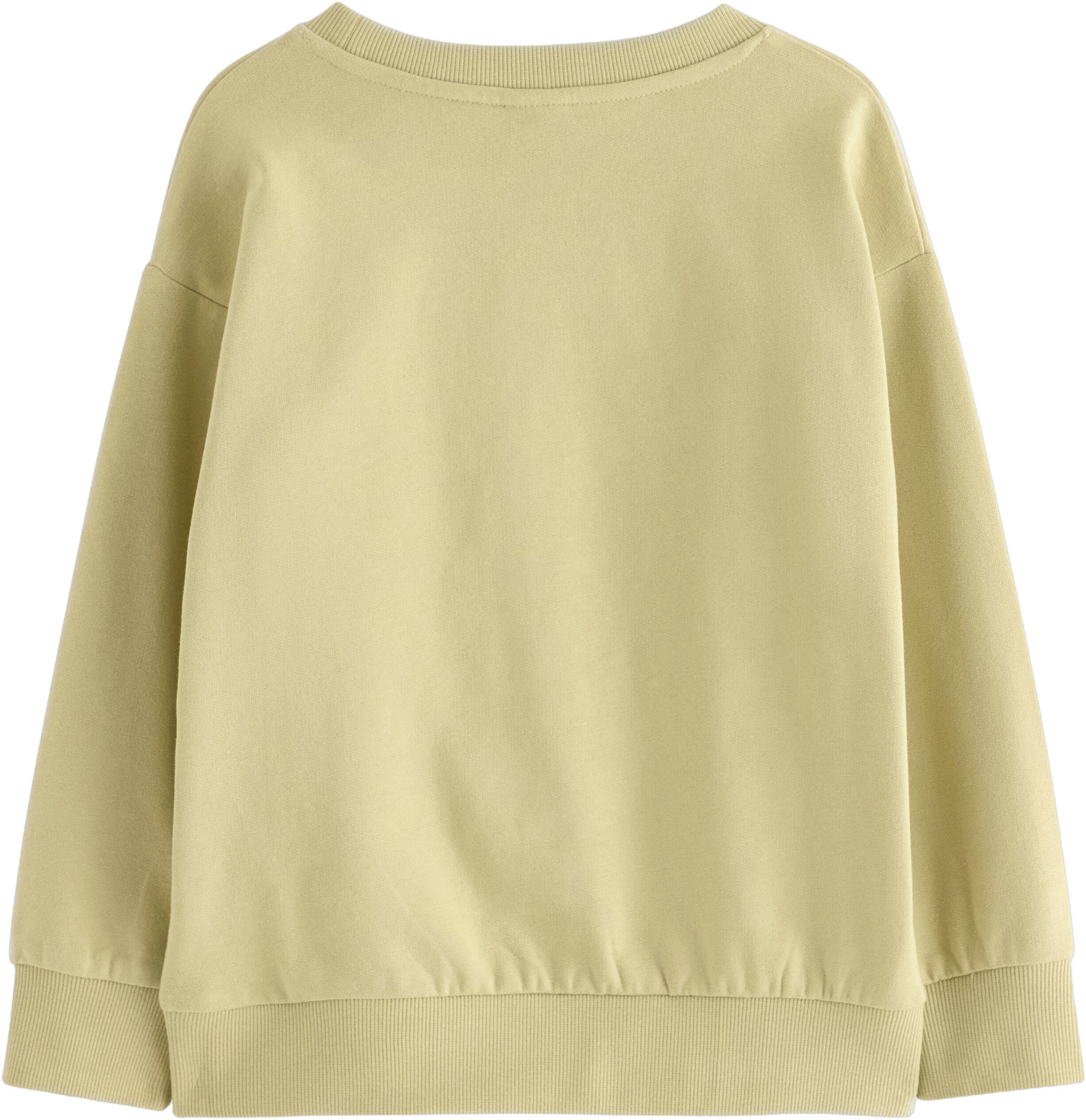 Soft sweatshirt in cotton jersey wi