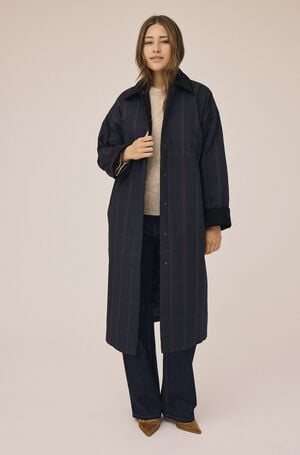 Emmy 1 coat with corduroy detail - GRS