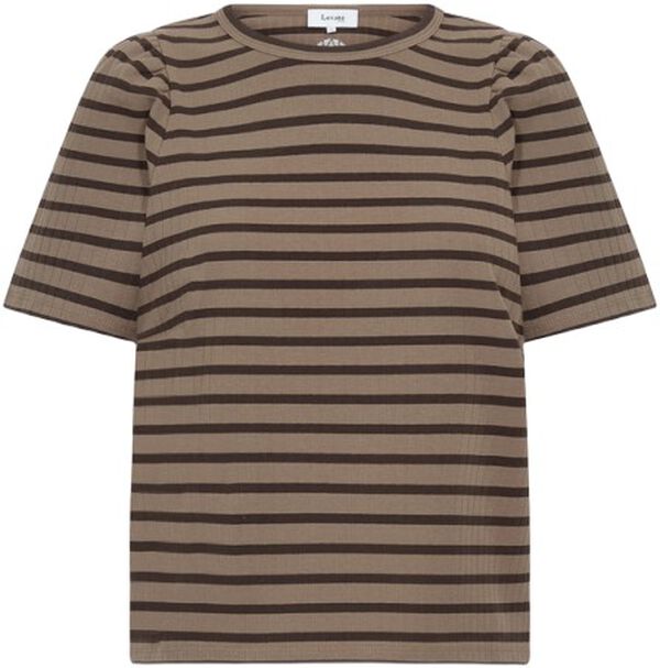 LR-NEDDIE 1 T-shirt Mørk brun
