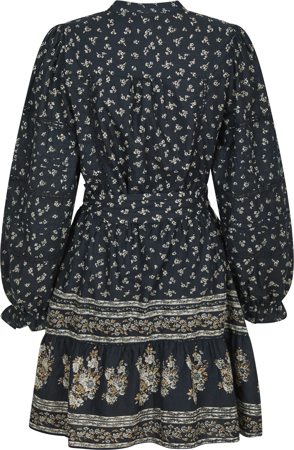 Siri Mini Border Print Dress