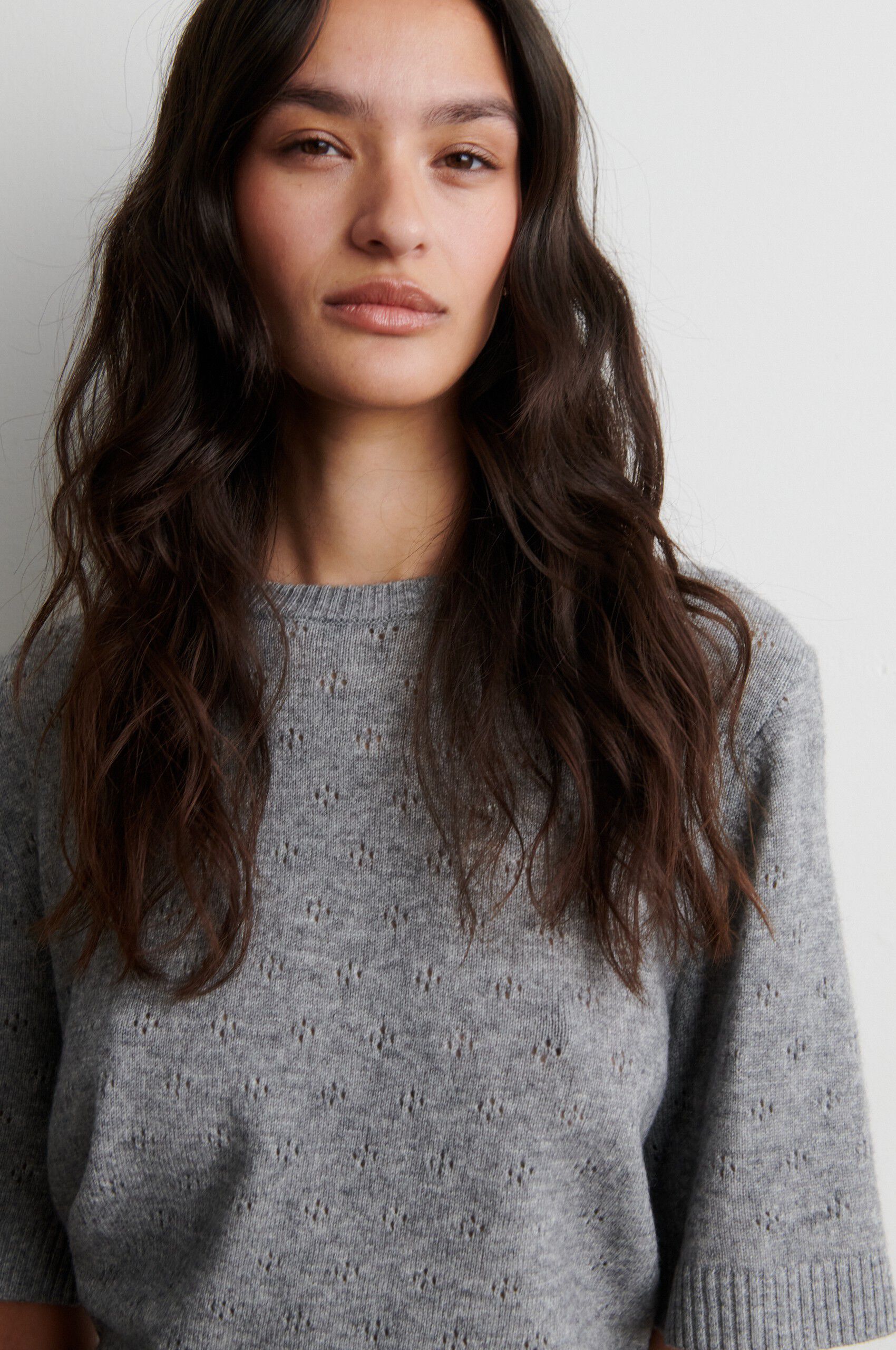 Amala Wool Knit SS O-Neck