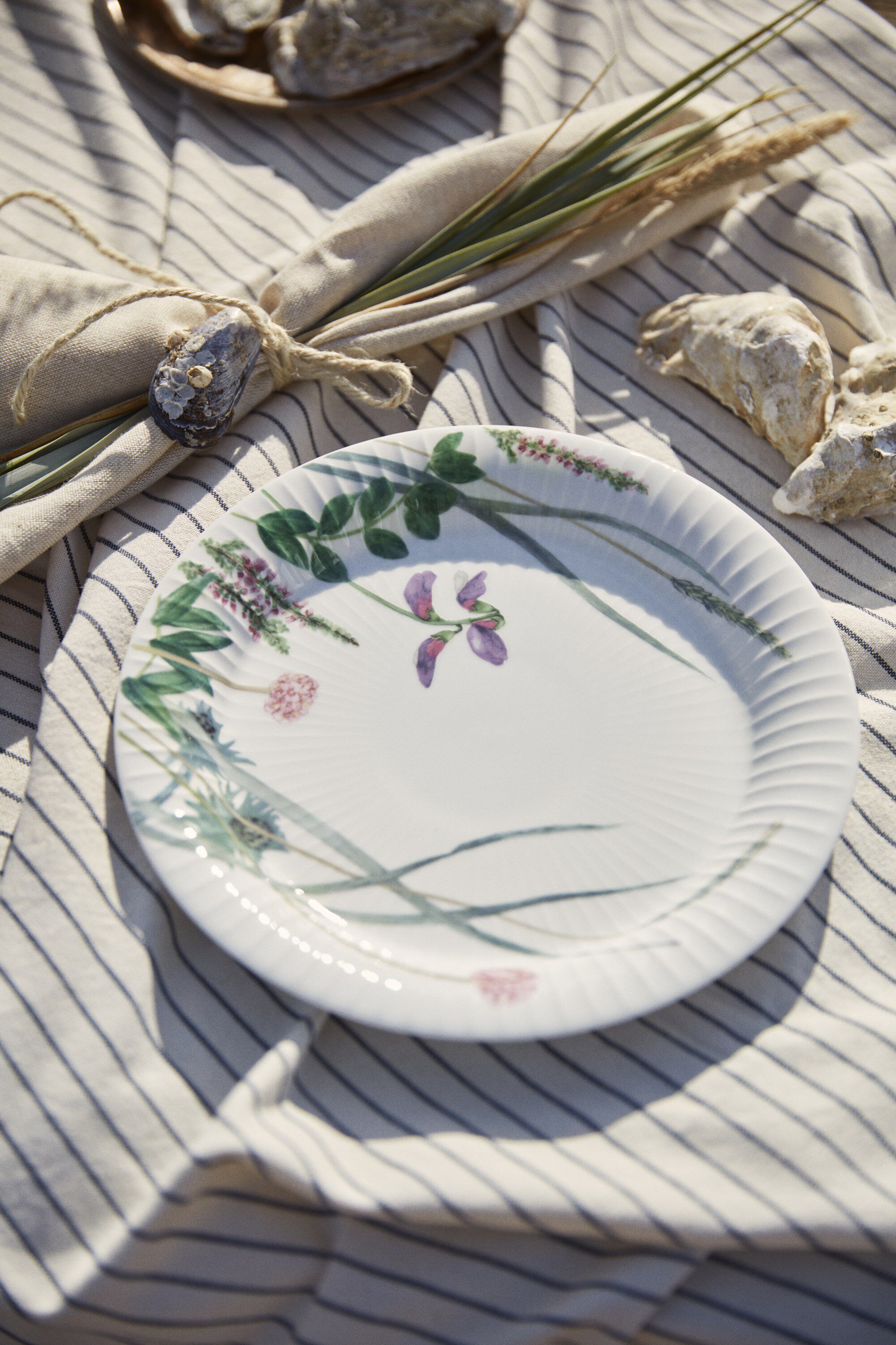 Hammersh&oslash;i Summer Tallerken &Oslash;22 cm coastal flower