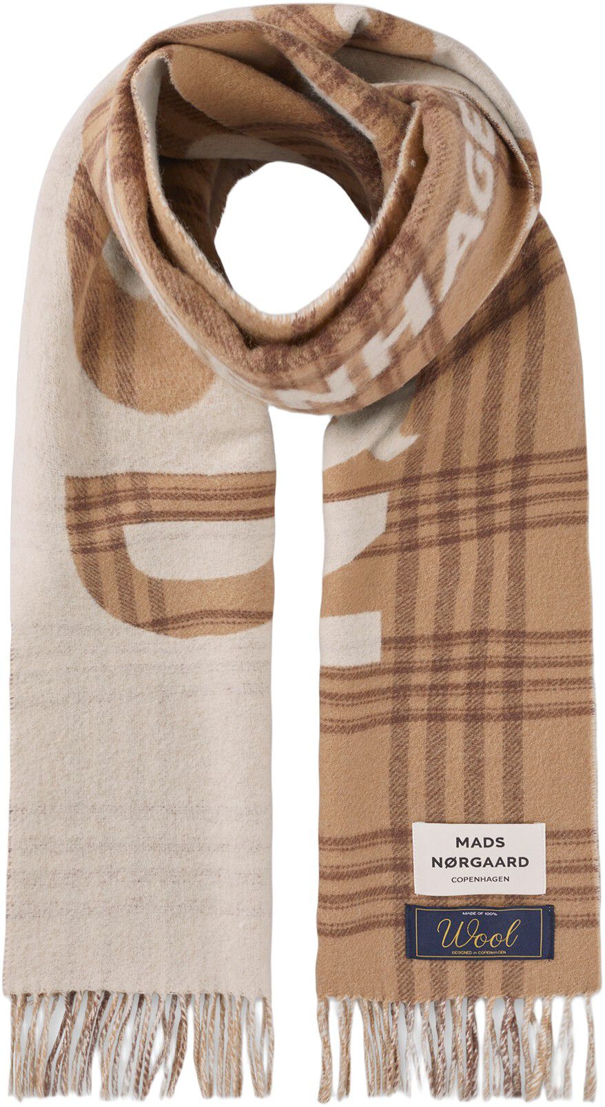 Woven Wool Logo Scarf