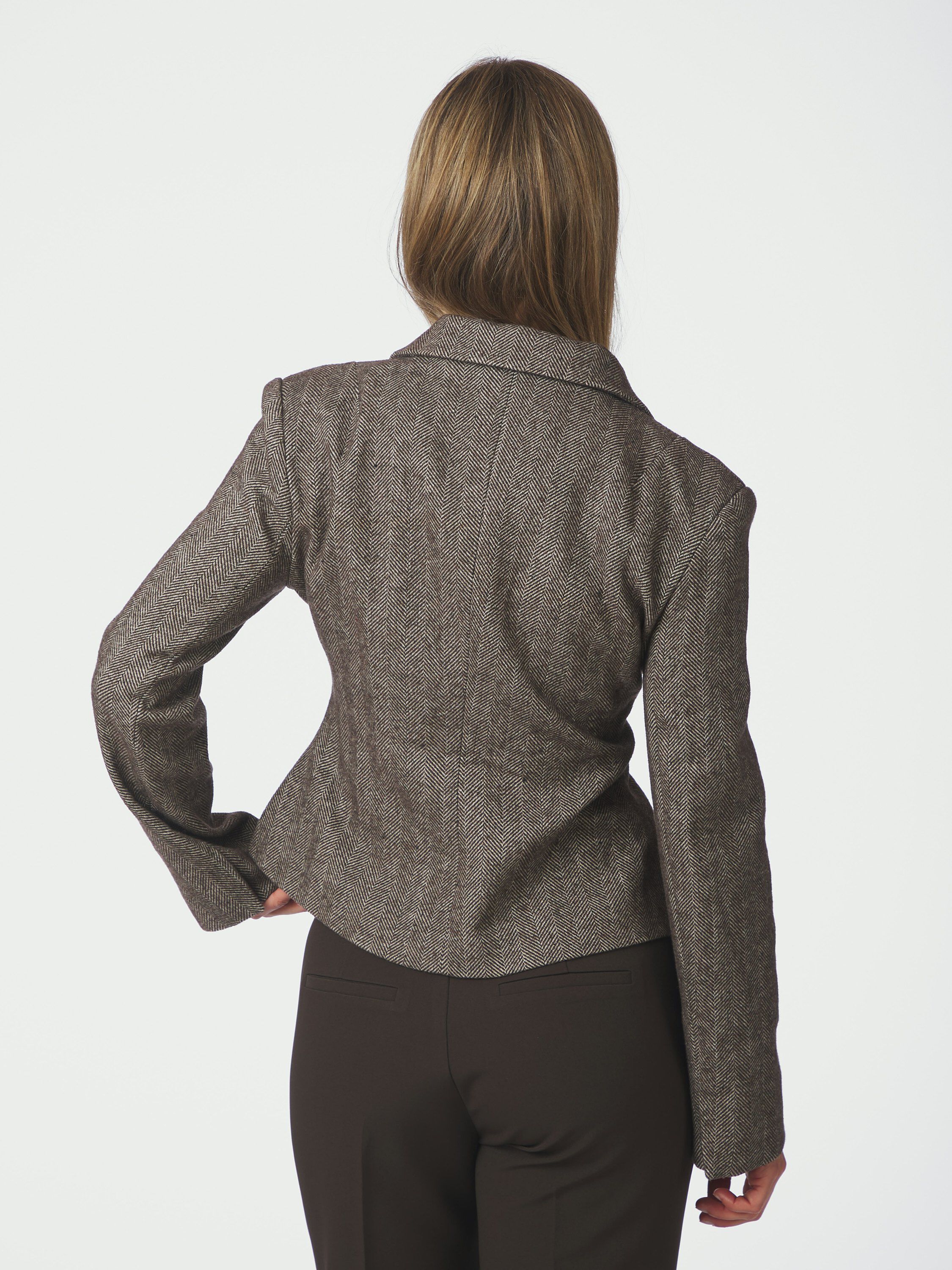 Valia Herringbone S Blazer