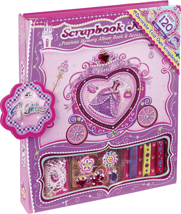 4GIRLZ SCRAPBOG SÆT 150dl