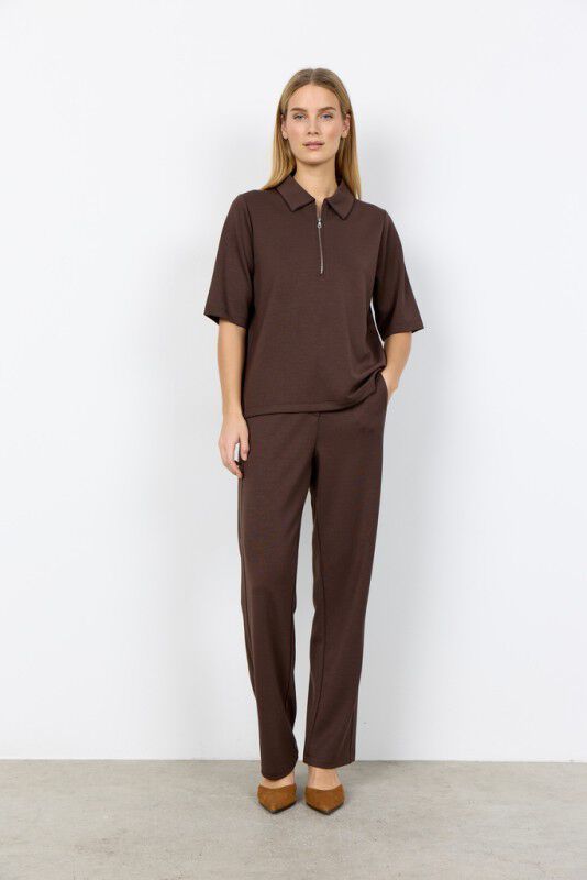 SC-BANU 290 Bluse M&oslash;rk brun