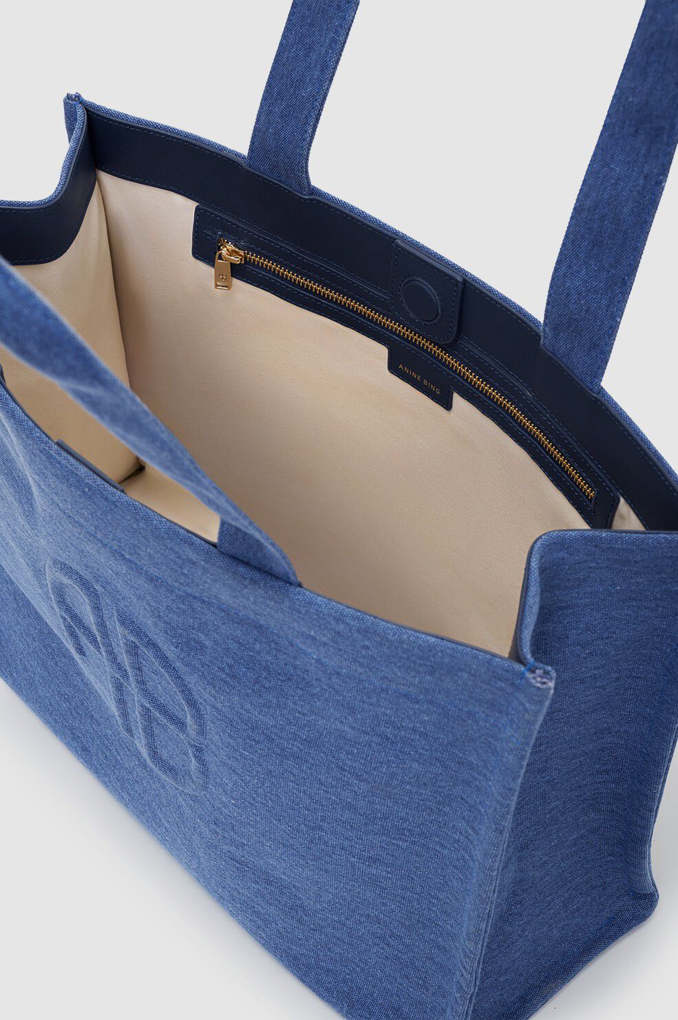 LARA TOTE - CASCADE BLUE