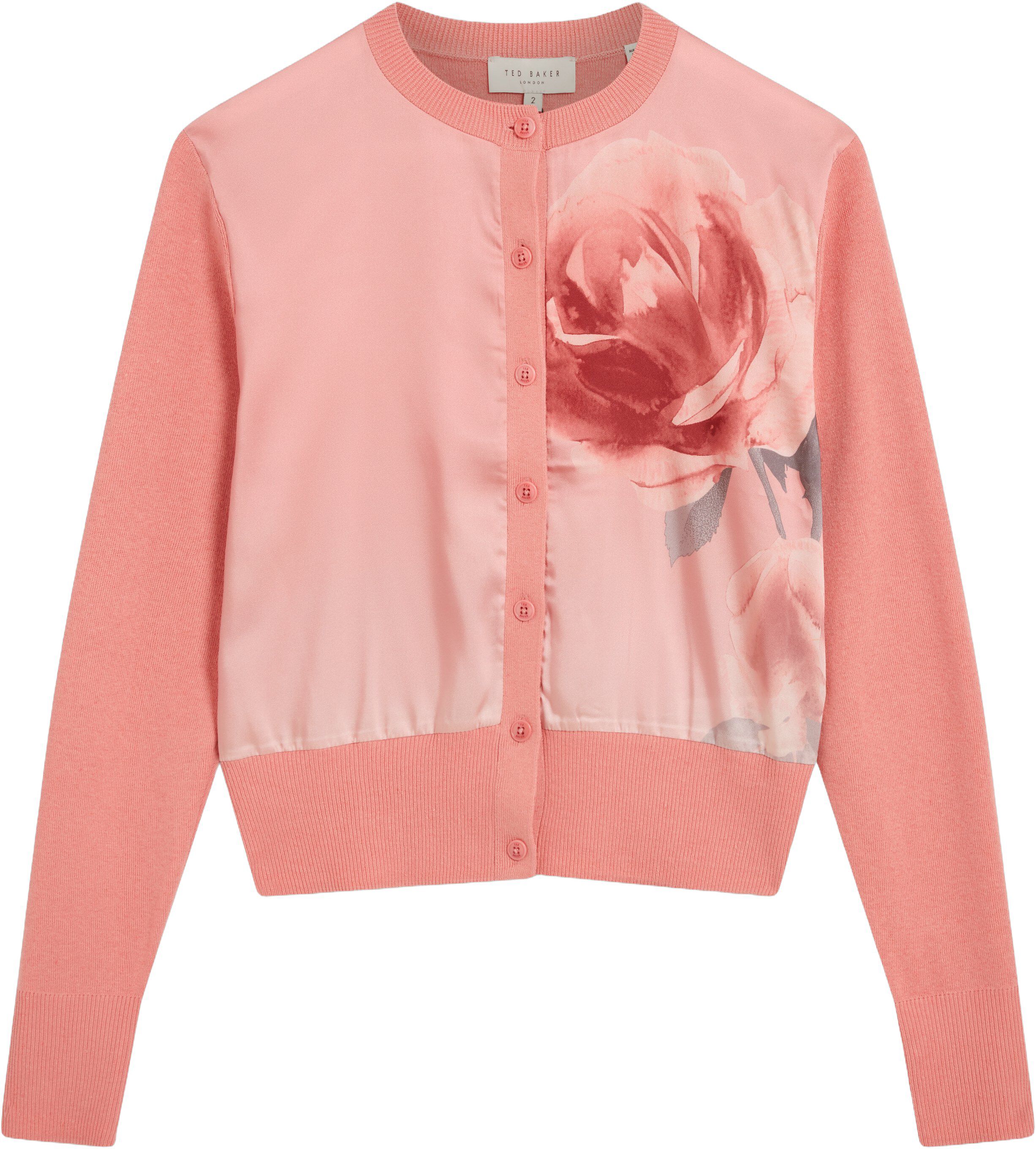 ILYNA Floral Printed Woven Front Ca