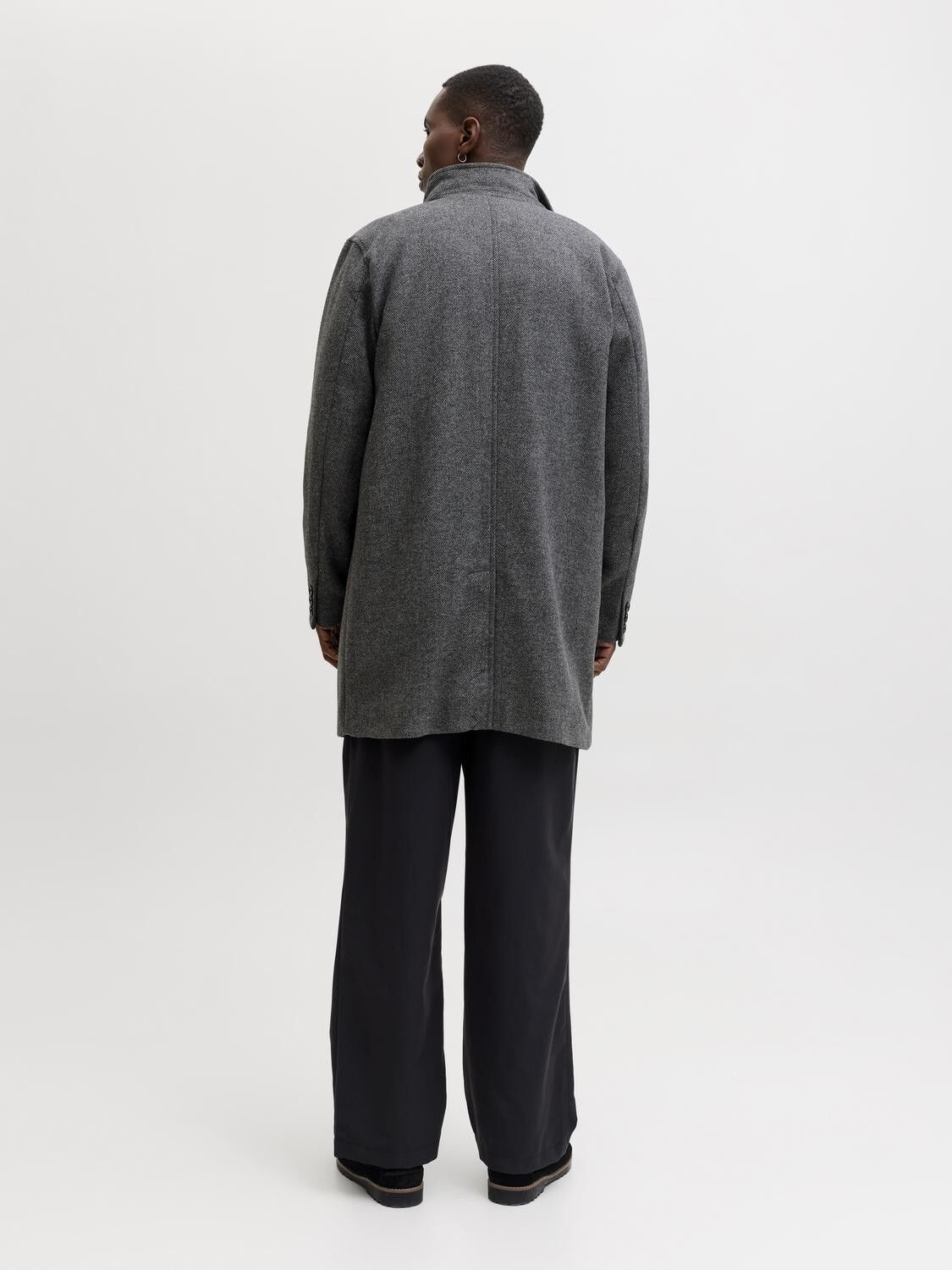 Jprcckeith Wool Blend Stancollar Coat Sn