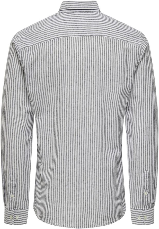 ONSCAIDEN LIFE LS STRIPE LINEN 660