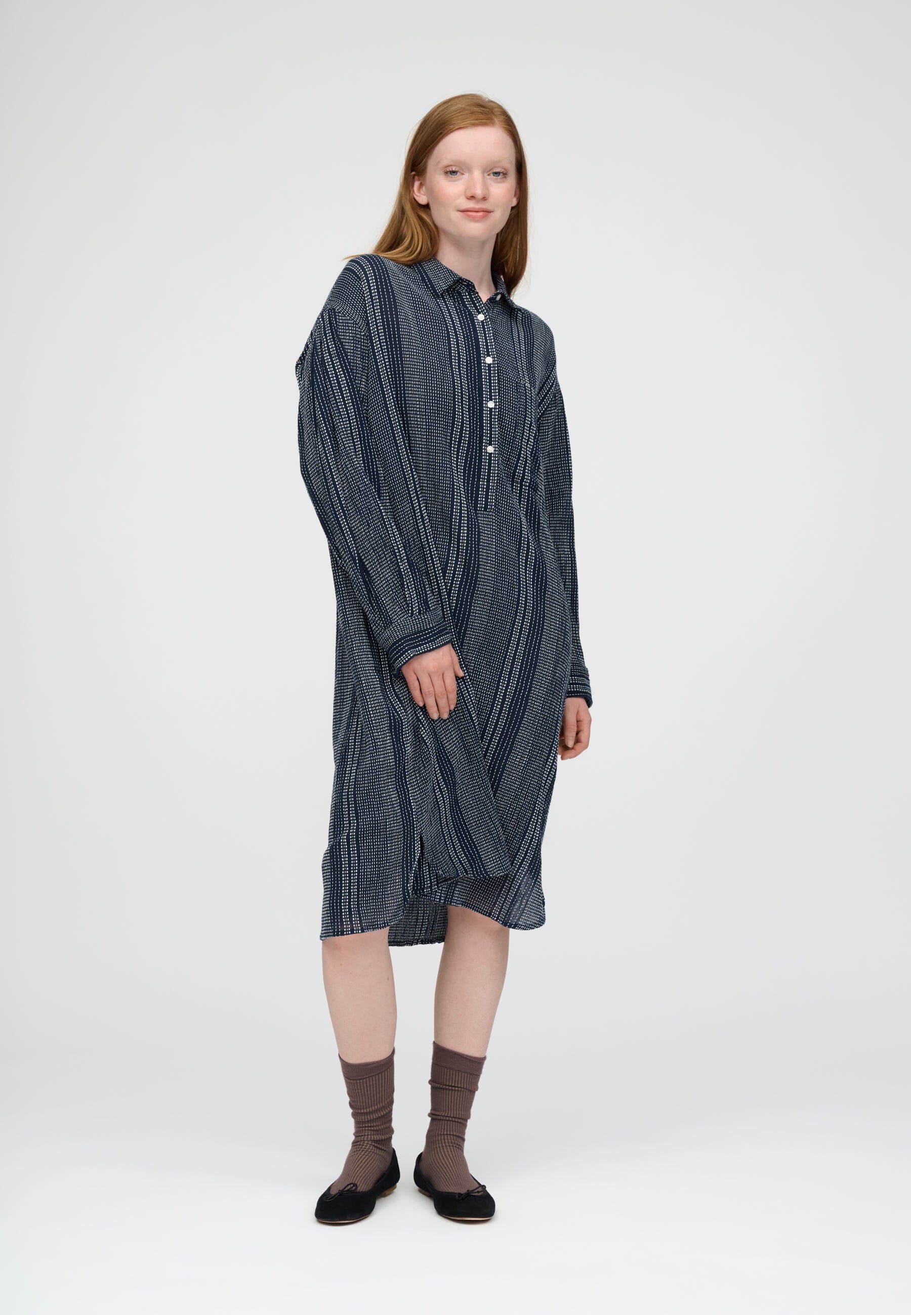 relieve shirtdress dobby