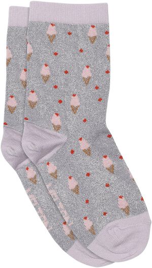Ice cream glitter socks