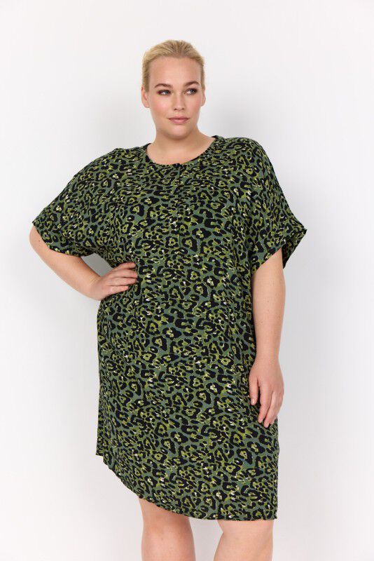 Curvy WA-MELINA 3 Bluse M&oslash;rkegr&oslash;n