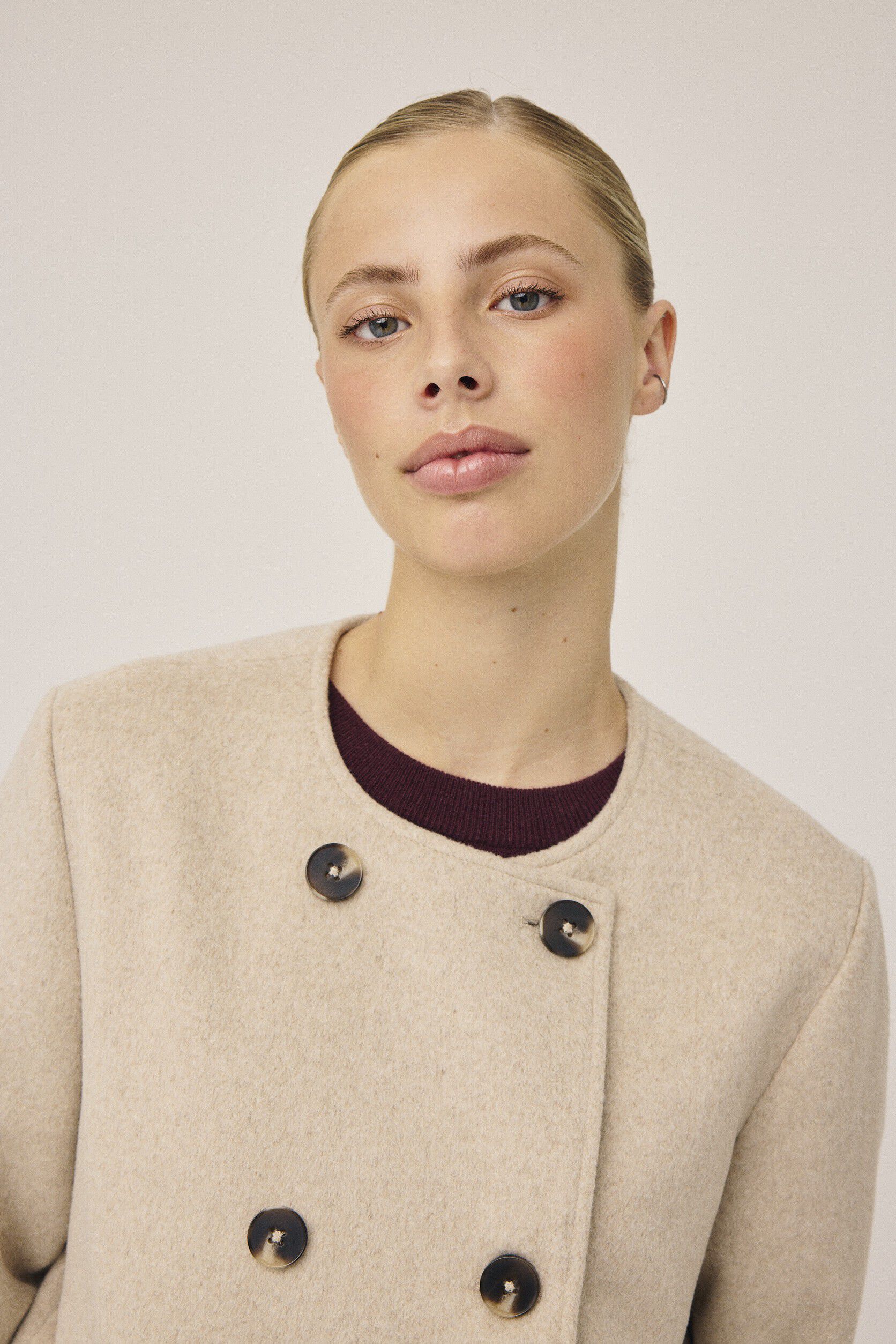 Reeva 11 Jakke - Uld mix GRS