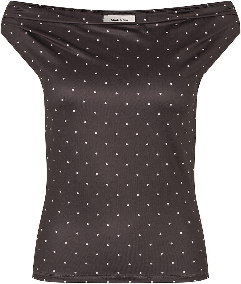 Himamd print off-shoulder top