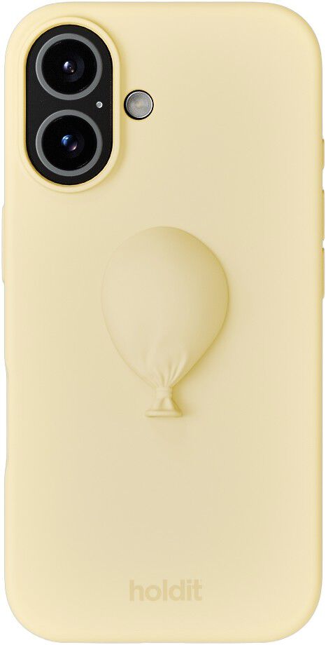 Silicone Sticker Butter Yellow Balloon