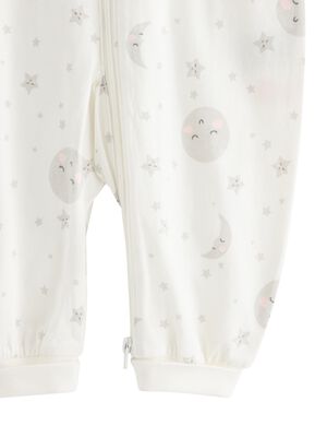 Myk pyjamas i bomull med lange arme