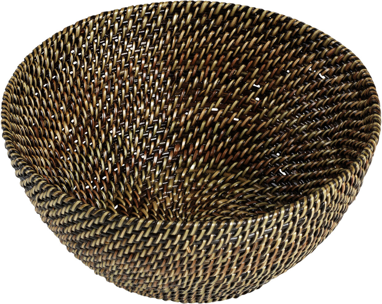 Br&oslash;dkurv rund 21 x 9,5 cm Lys/M&oslash;rk brun Nito flet