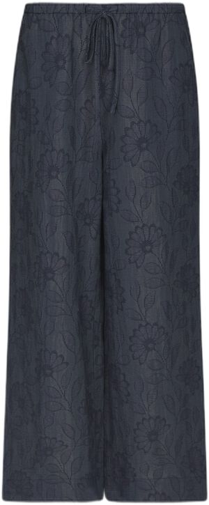 Heifa Flower Stripe Pants