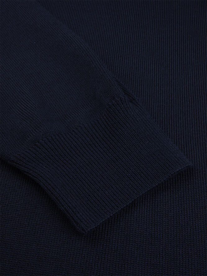 Sweater Knitted Roll Neck Merino Wool