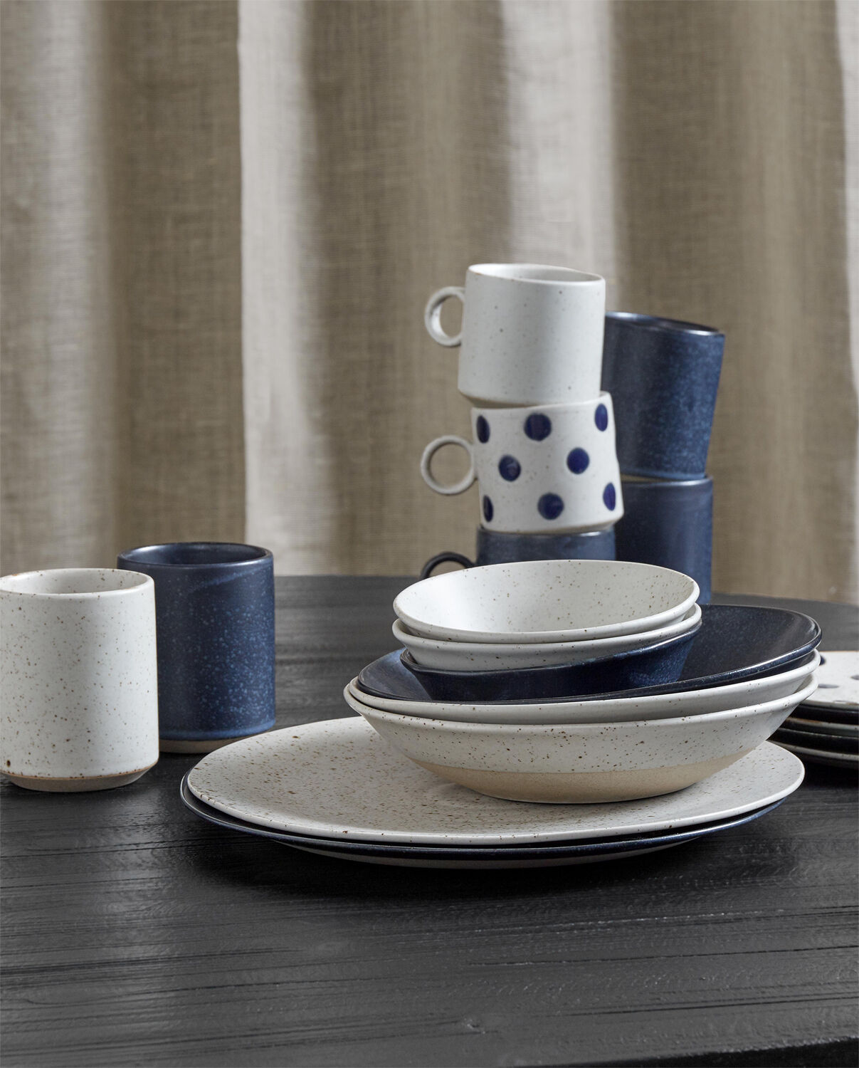 GRAINY soup plate, sand