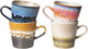 70s ceramics americano mugs peagsus set of 4