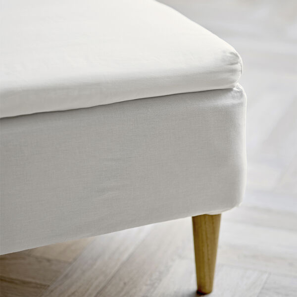 Konvoluttlaken 180 x 200 x 8 cm Calm Offwhite 100% bomull, ø