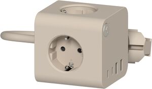 Ampie wired Kraftverk med flere stikkontakter