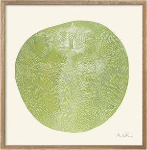 Monika Petersen Art Prints - Green Apple - Square
