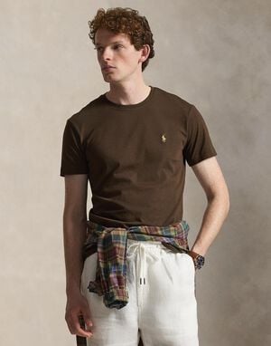 Custom Slim Fit Jersey Crewneck T-Shirt