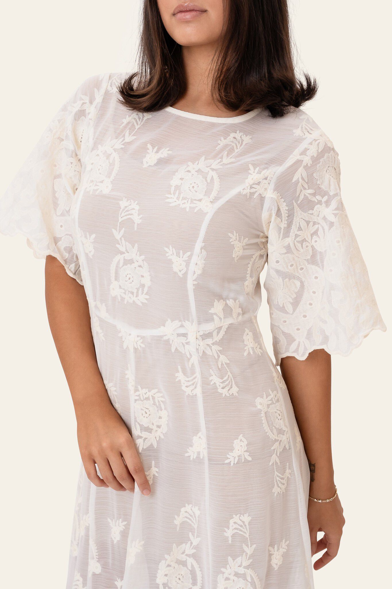 EllinorIC Lace Long Dress