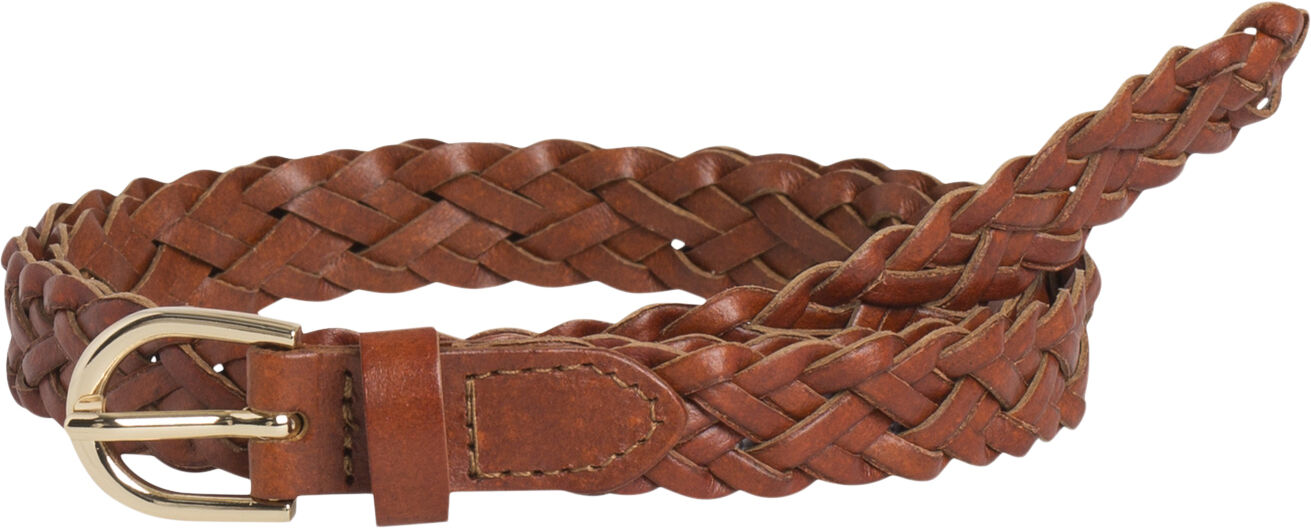 Pcavery Leather Braided Slim Belt Noos
