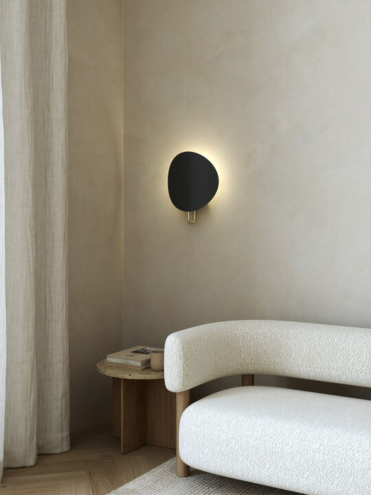 Spargo | Væglampe | Sort/Messing