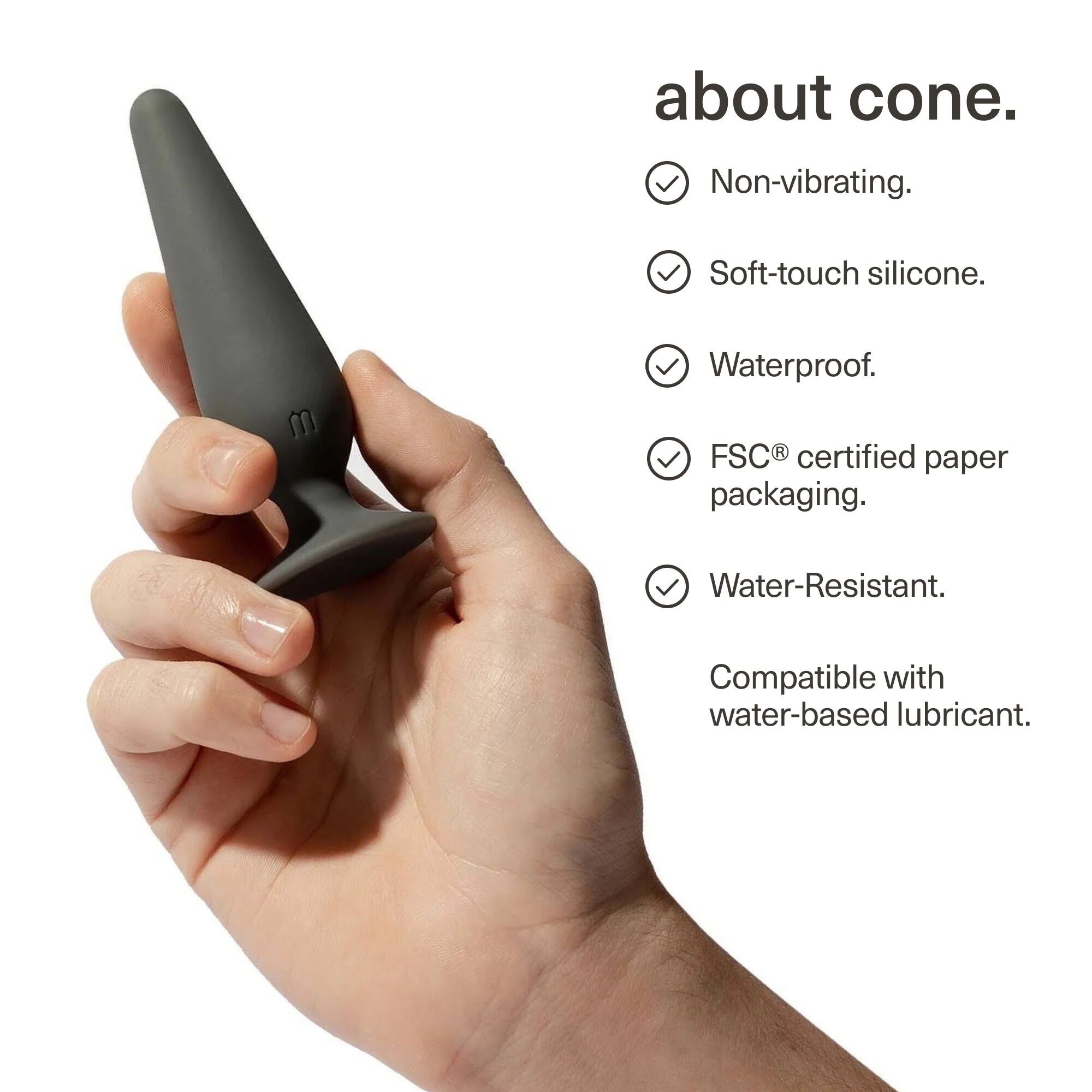 Cone Buttplug - Small
