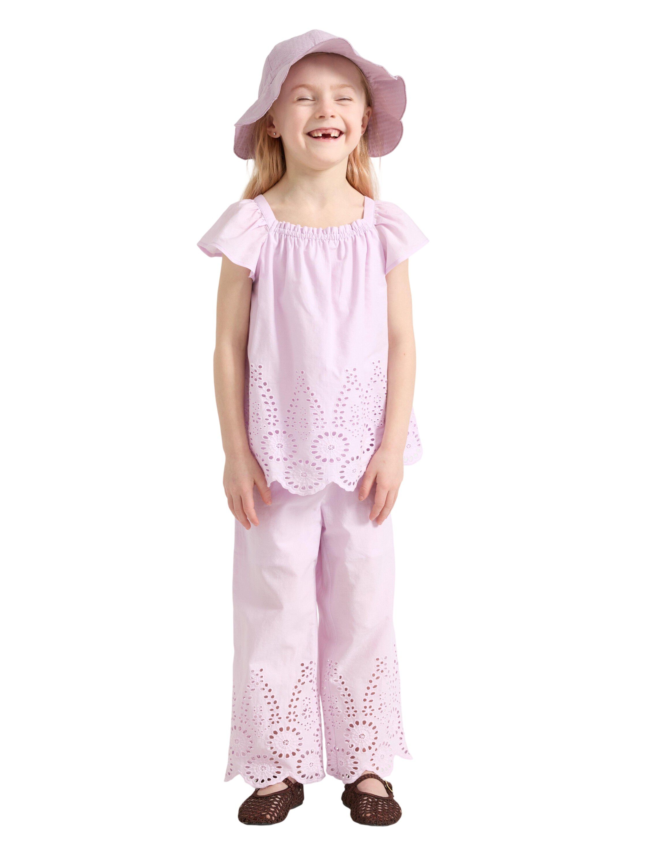 Top with frill shiffly embo