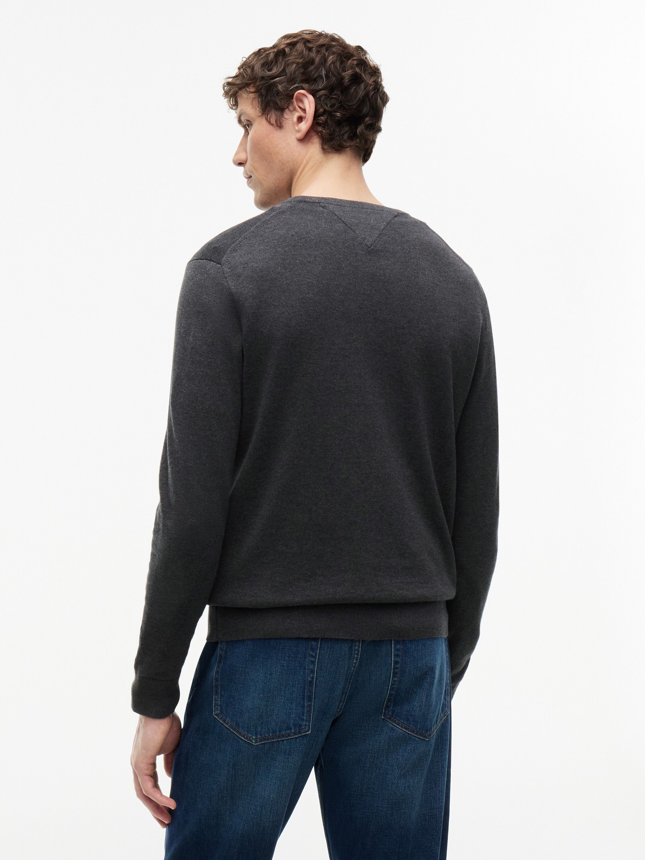 Flag Embroidery Crew Neck Jumper